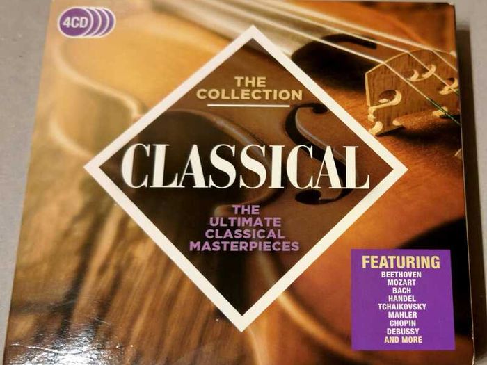 4 CD's The Collection Classical - The Ultimate classical masterpieces, VG condition.