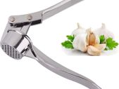 Professional Kitchen Garlic Press, Garlic Mincer Ginger Crusher UK, Peeler Squeezer Heavy Duty Garlic Presser,Garlic Crush, User-Friendly Garlic Chopper, Easy to Clean and Durable