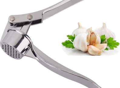 Professional Kitchen Garlic Press, Garlic Mincer Ginger Crusher UK, Peeler Squeezer Heavy Duty Garlic Presser,Garlic Crush, User-Friendly Garlic Chopper, Easy to Clean and Durable