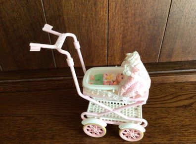 Vintage Mattel Barbie Baby Krissie and interactive pram