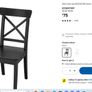 IKEA Rosentorp wooden dining chair - pine finish Image 2