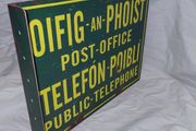 Vintage Style  Post-Office /Telephone Metal Sign