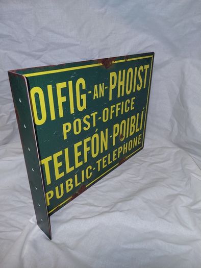 Vintage Style  Post-Office /Telephone Metal Sign
