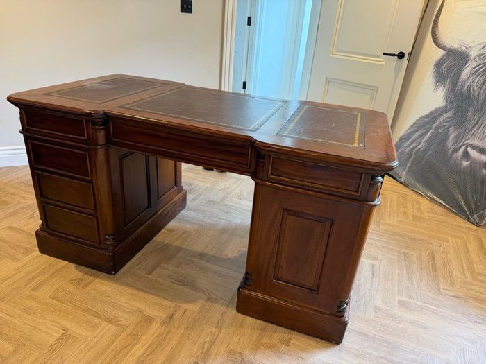 Mahogany Pedestal Desk