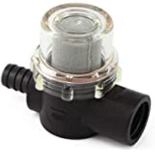 Shurflo Screw On Filter 1/2"  Straight Inlet Strainer