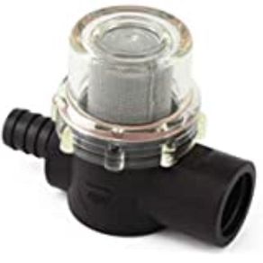 Shurflo Screw On Filter 1/2"  Straight Inlet Strainer