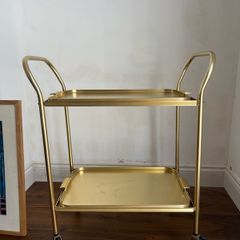 Vintage Lyte Aluminium Bar Cart Mid-Century Modern