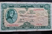 1970 Lady Lavery 1 pound banknote