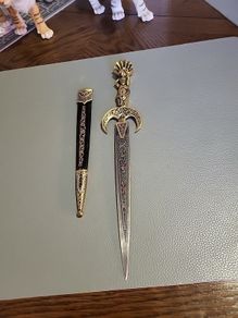 Letter opener damacene style