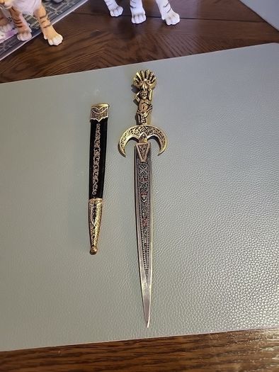 Letter opener damacene style