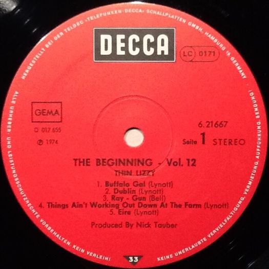 Thin Lizzy  The Beginning Vol. 12
