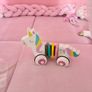 Wooden Pull Along Animal Unicorn Image 6