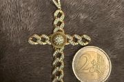 9ct Gold Rolex-Style Crucifix. 7.25g