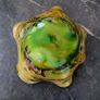 20th century blown multilayer glass hankerchief bowl Image 4