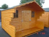 8ft x 10ft Lodge Garden Shed