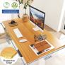 Electric Height Adjustable Standing Desk Sit Stand Desk Adjustable Desk Stand Up Desk with Memory Smart Pannel EF1 SERIES 100x60cm, WHITE Frame+MAPLE Desktop (FREE POSTAGE) Image 5