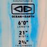 Ocean&Earth S-Epoxy 6ft Surf board includes accessories. Image 6