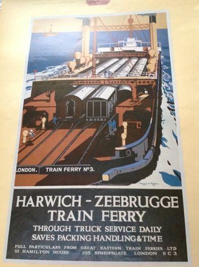 PRICE DROP-12 Vintage Advertising Prints- Railways