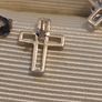 925 Sterling Silver Cross Earrings Image 3