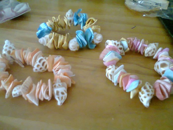 seashell sea snail bracelet