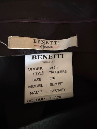 Black Benetti Tuxedo