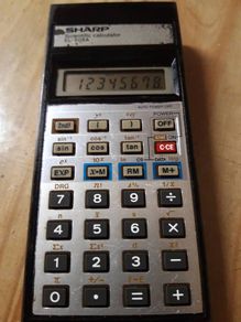Sharp Scientific Vintage Calculator EL-508A