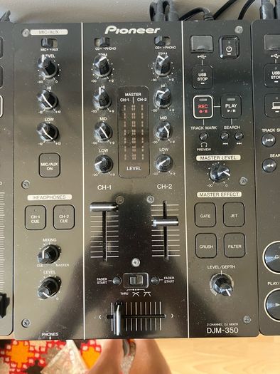 Pioneer CDJ-350 Set and Pioneer DJM-350 Mixer