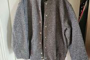 Grey Bomber Jacket