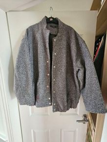 Grey Bomber Jacket