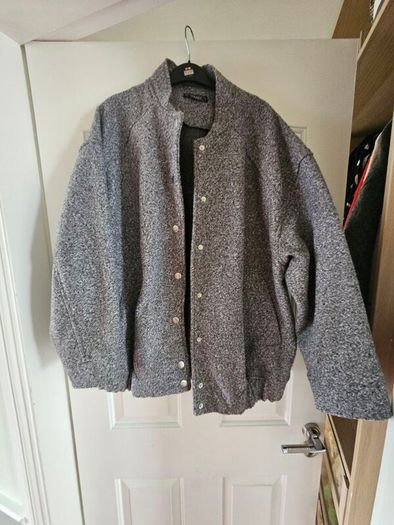 Grey Bomber Jacket