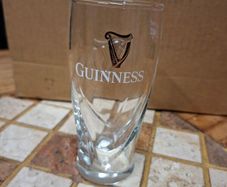 Guinness half pint Glass