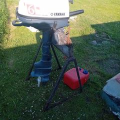Yamaha 6 HP 4 stroke engine and 13 foot punt.