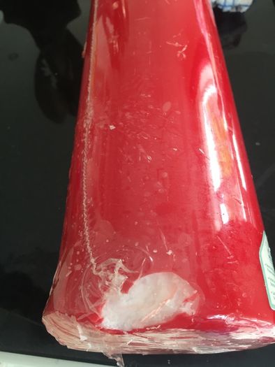 Large bolsius candle and decorative holder