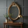 Various oval mirrors in an antique style Image 4
