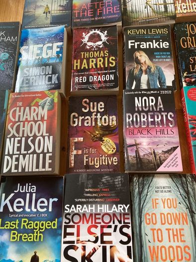 Large collection of fiction books