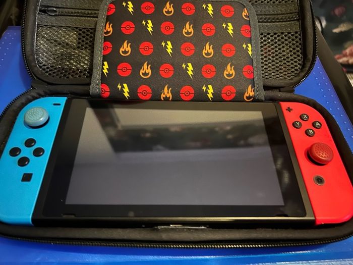 Nintendo Switch with games and accessories