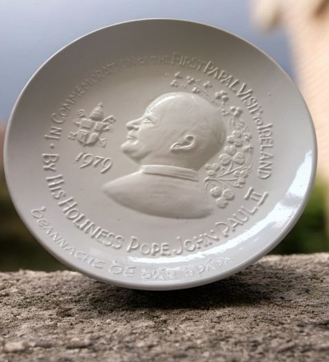 Pope John Paul II Commemorative Irish Papal Visit Plate