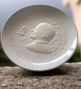 Pope John Paul II Commemorative Irish Papal Visit Plate