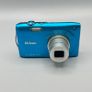 Nikon Coolpix S3300 16.0MP Compact Digital Camera Blue Tested Full Kit - Boxed Image 2