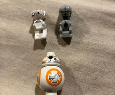 lego Star Wars Bb8, todo and another droid