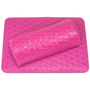 Nail Hand Pillow Cushion Manicure Pad Set - PINK