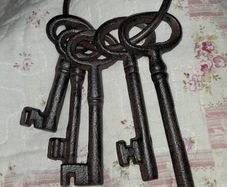 Cast Iron decorative keys