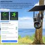 V380PRO T8B 4MP Dual lens 4G SIM card CCTV Solar Outdoor Wireless Waterproof Solar Camera - 27423 Image 6