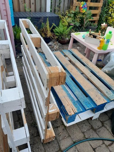 Wooden pallets 3e each 6 available might be used to build garden furniture etc