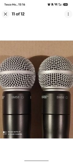 Shure Ur4d+ dual SM58
