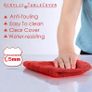 Crystal Clear PVC Tablecloth Vinyl Oilcloth Waterproof Fabric Table Protector 150 and 200  MICRONS Thick (160cm x 80cm; 200 cm x 100cm) Image 3
