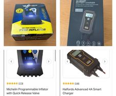 car battery charger / tyre inflator