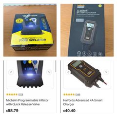 car battery charger / tyre inflator