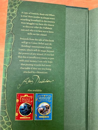 Fantastic Beasts And Where To Find Them by J k Rowling