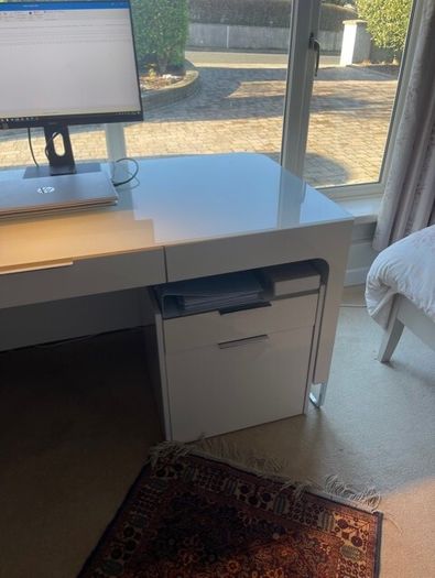 Ligne Roset Hyannis Port Designer Desk & Matching Cabinet
